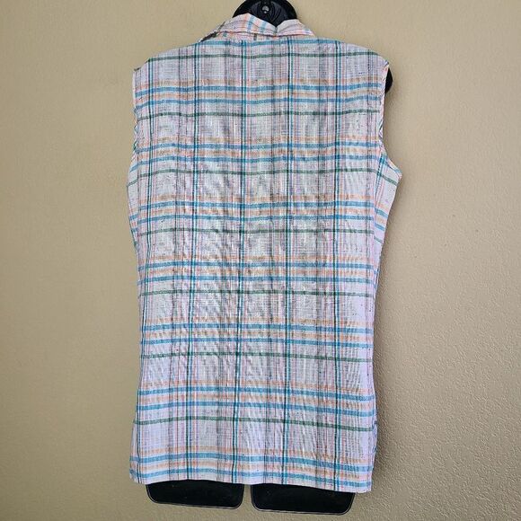 Vintage Laura Mae Life Press Sleeveless Top - Picture 5 of 8